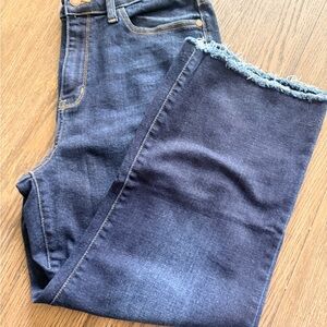 Judy Blue Dark Denim Wide Leg Jeans
